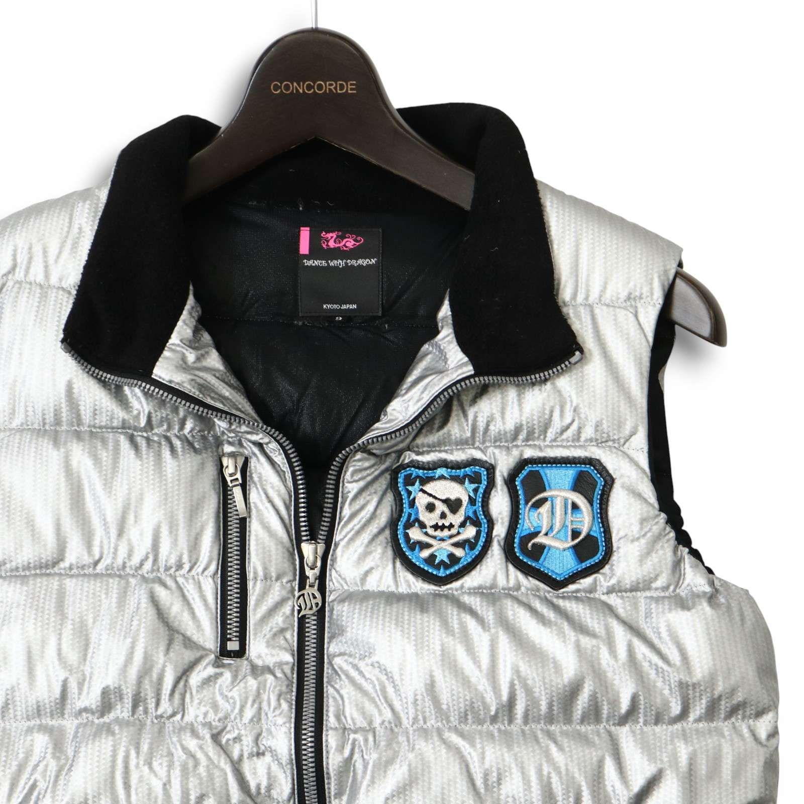 DANCE WITH DRAGON ダンスウィズドラゴン ゴルフ 秋冬 スカル ワッペン