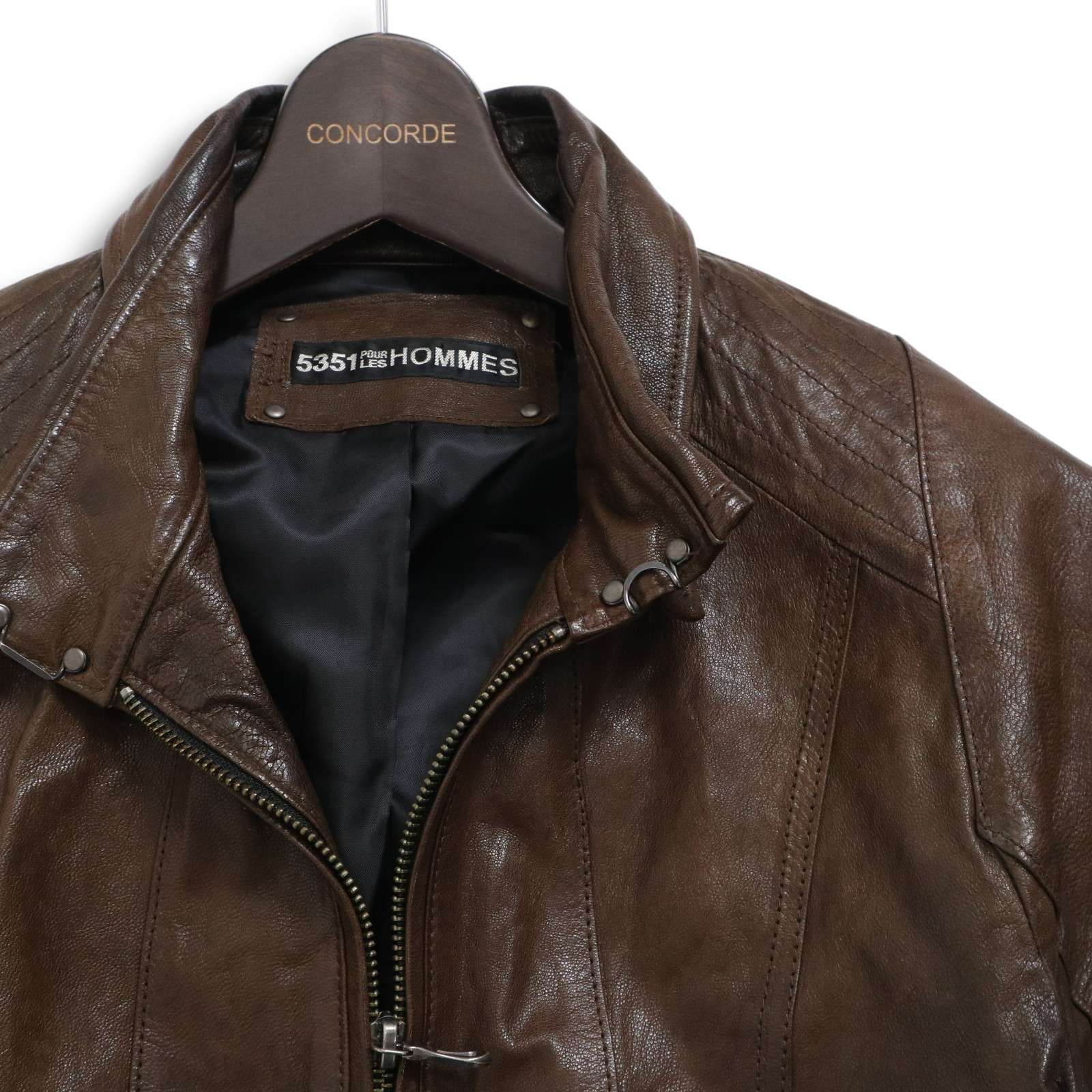 5351 POUR LES HOMMES 5351プールオム 秋冬 山羊革☆ ゴート レザー