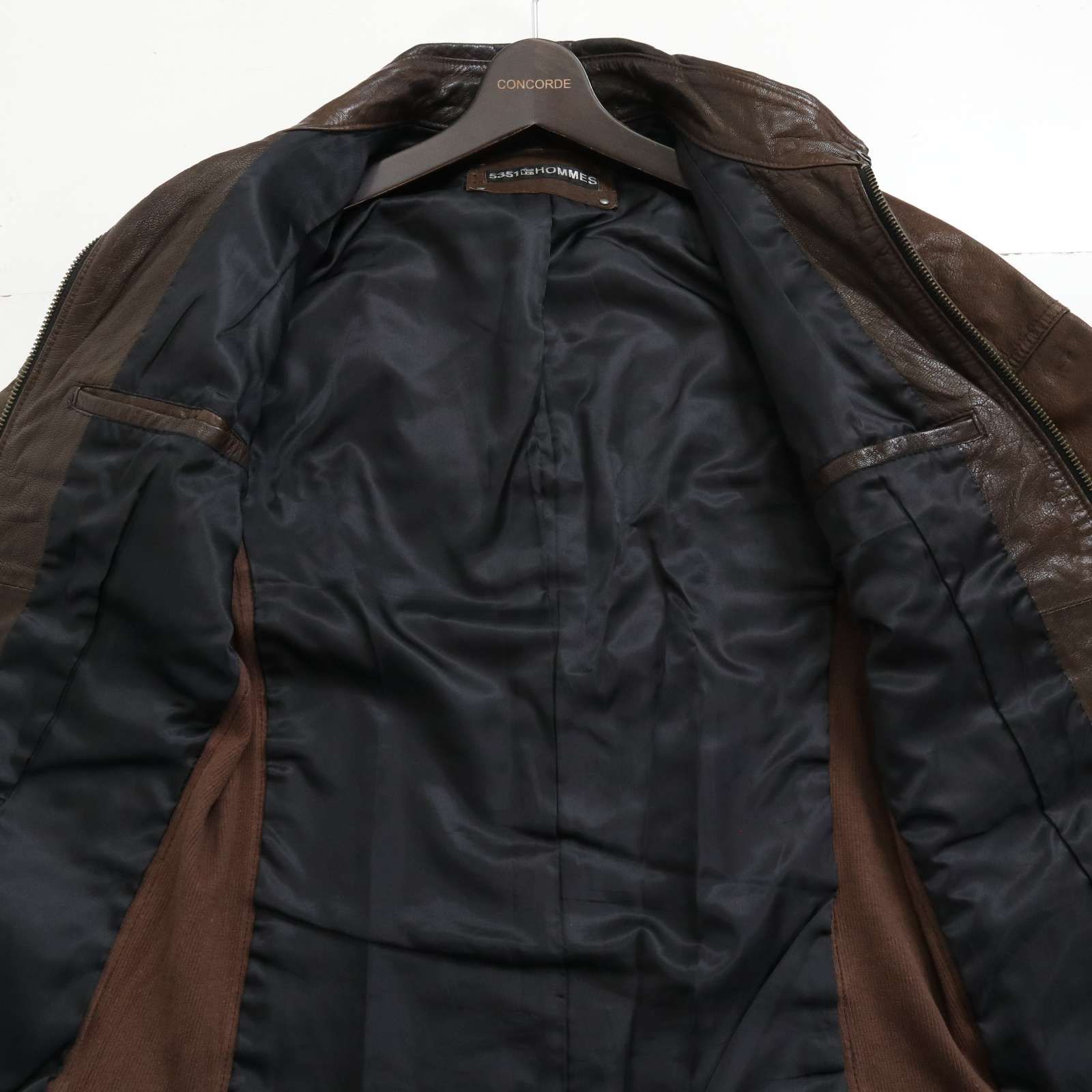 5351 POUR LES HOMMES 5351プールオム 秋冬 山羊革☆ ゴート レザー