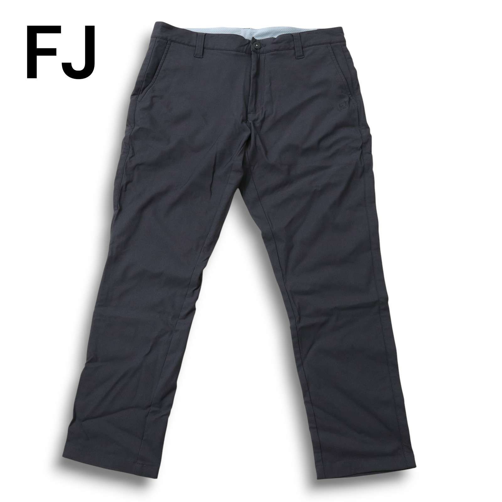 FJ フットジョイ キルティングパンツ 【ブラック L】 中綿入り 保温 