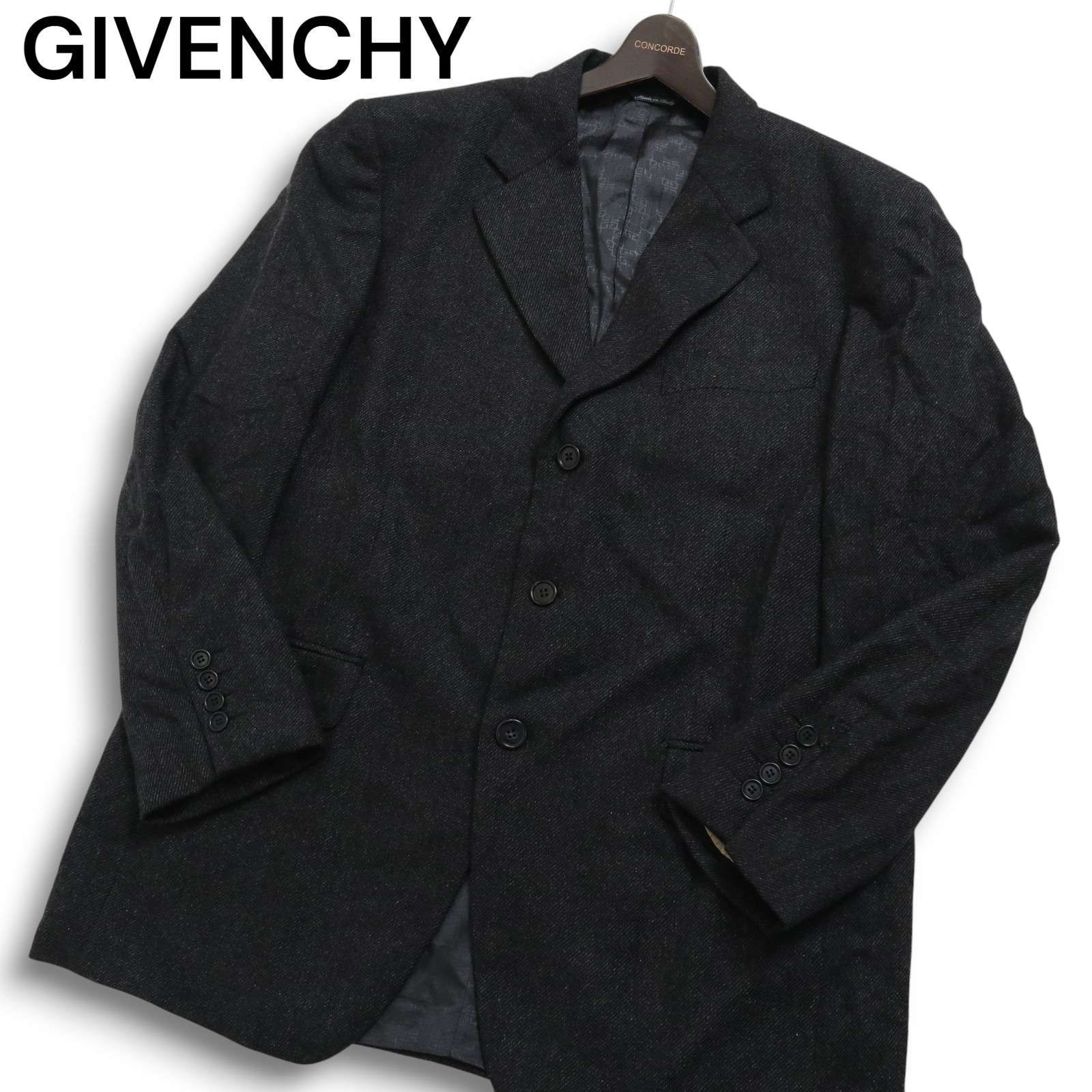イタリア製☆ GIVENCHY ジバンシイ 秋冬 カシミヤ100%☆ 3B テーラード