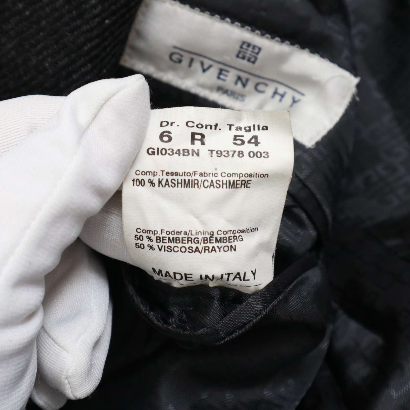 イタリア製☆ GIVENCHY ジバンシイ 秋冬 カシミヤ100%☆ 3B テーラード