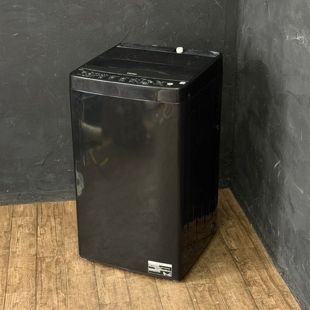 全自動電気洗濯機 Haier ハイアール JW HS 61 D 製 ブラック 槽風乾燥 お急ぎコース10分 116035 B 23239