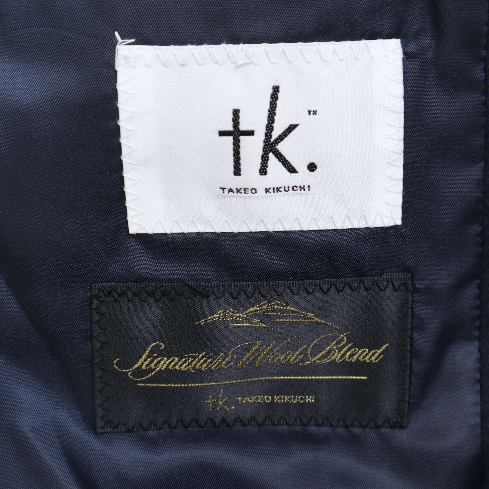 新品 24AW】 tk TAKEO KIKUCHI タケオキクチ 秋冬☆ ウール混 ステン 