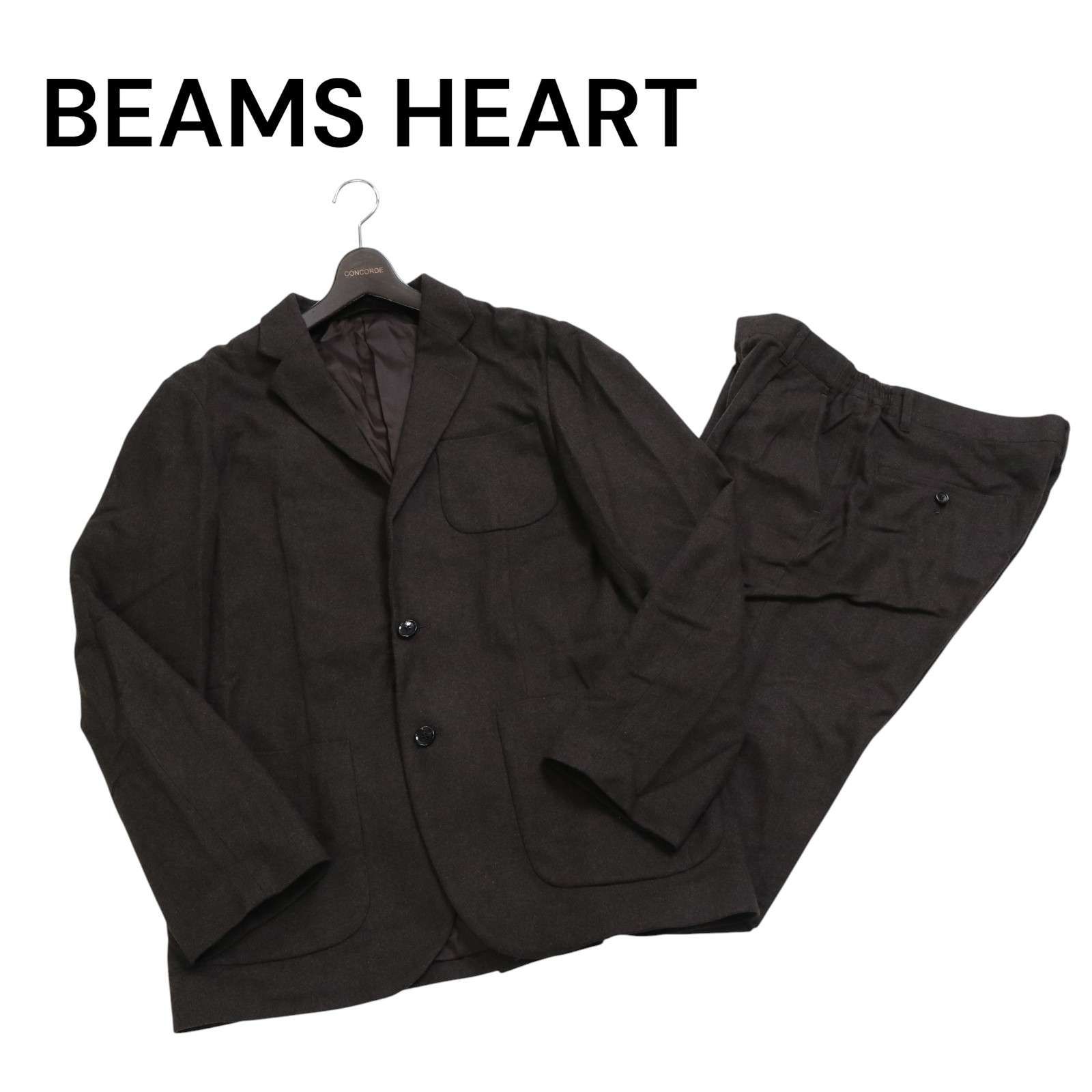 BEAMS HEART ビームス ハート 秋冬☆ ウール フラノ ジャケット&パンツ 