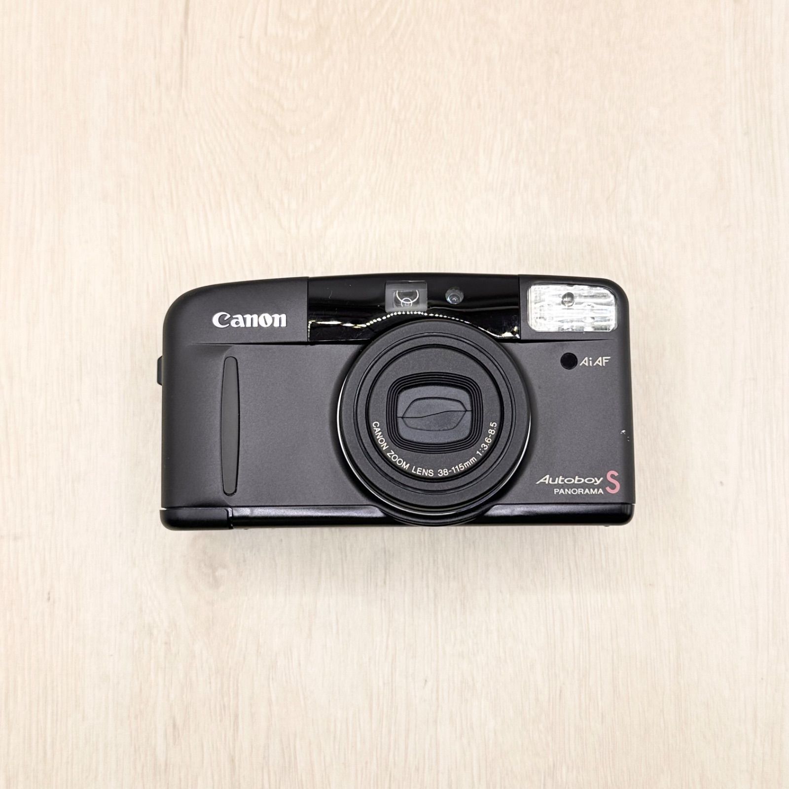 AUTOBOY S CANON オートボーイS キヤノン 35 mm フィルムカメラ ブラック 黒 コンパクトカメラ 本体のみ 電池 動作品 フィルム装填 シャッター 巻き上げ 巻き戻し フラッシュ 60 01201 2057