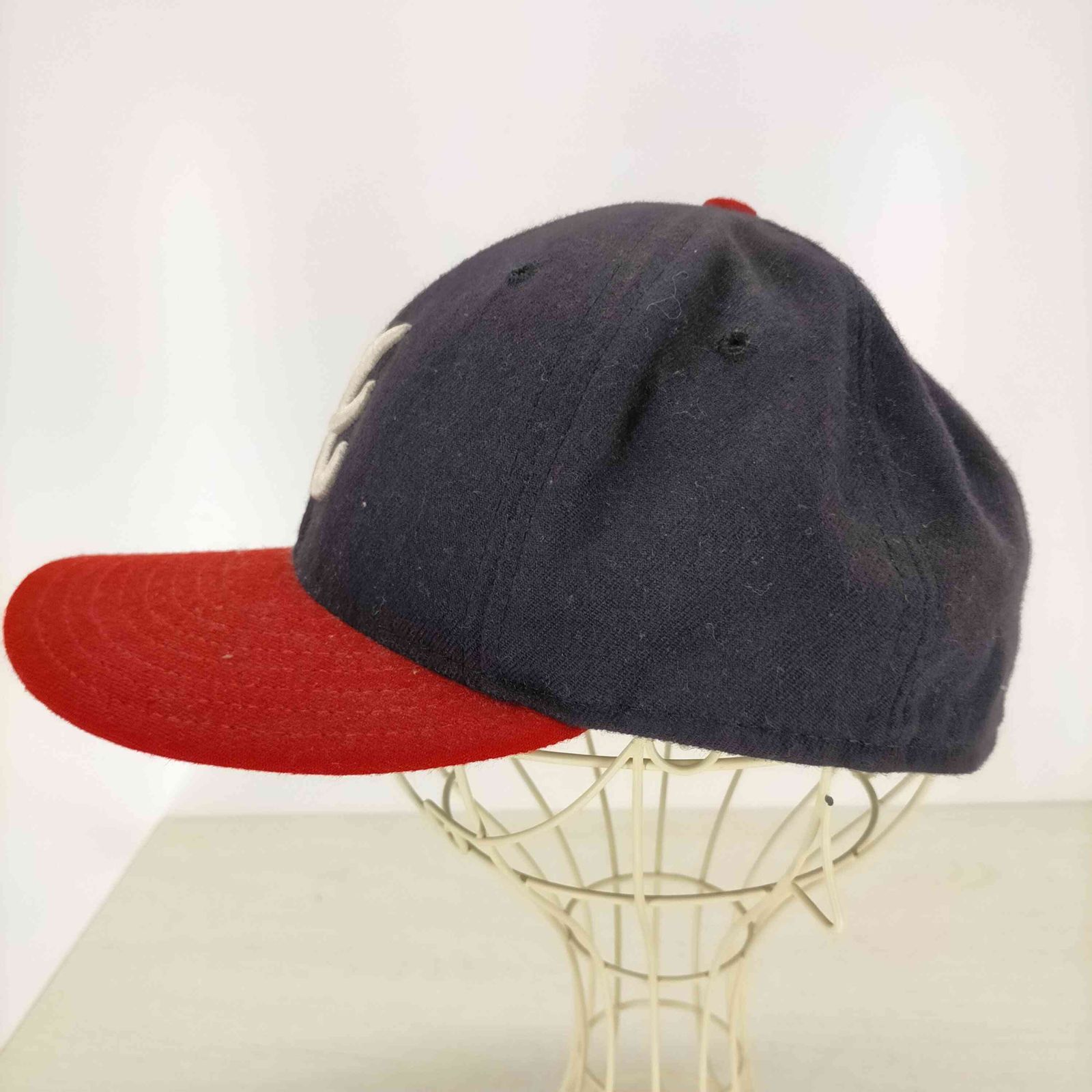 ニューエラ NEW ERA 80~90s USA製 刺繍パネルキャップ メンズ 7 1/4