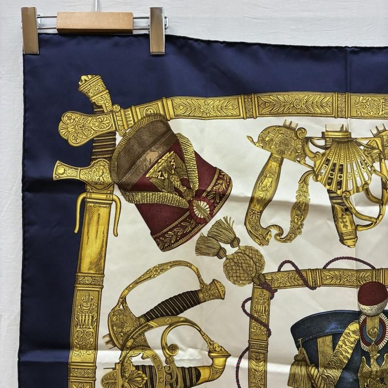 エルメス グランドユニホームスカーフ　カレ90 HERMES エルメス スカーフ カレ90 『GRAND UNIFORME（グラン