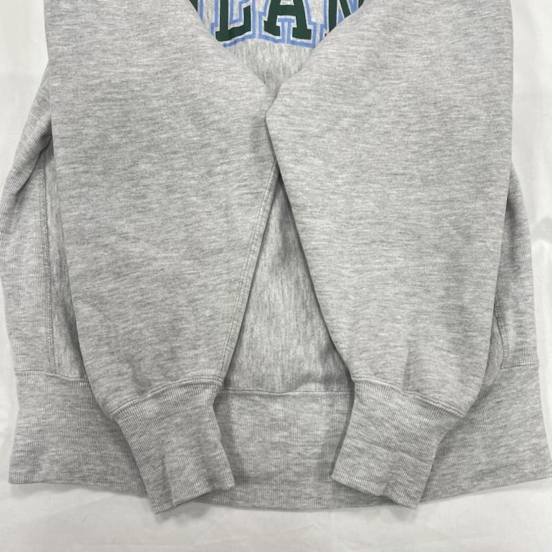 チャンピオン 90 s リバースウィーブ プリント スウェット カレッジ ロゴ 刺繍タグ メンズ L ISItems 古着