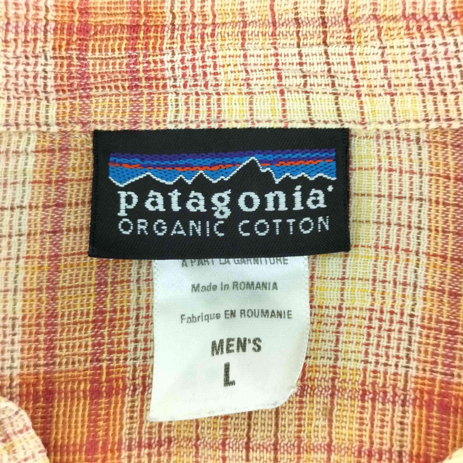 パタゴニア patagonia 00s ORGANIC COTTON オープンカラーオンブレ