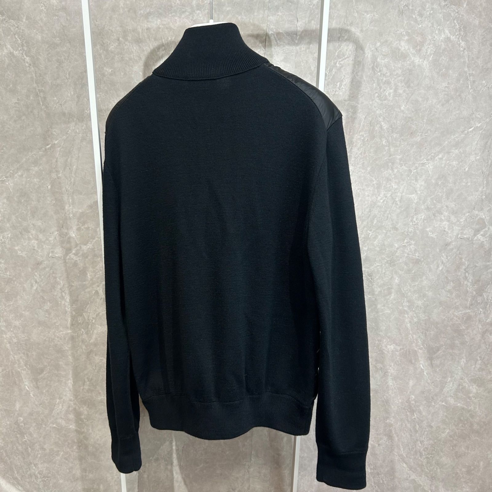 美品】 MONCLER モンクレールハイブリッドダウンジャケット黒 M - メルカリ