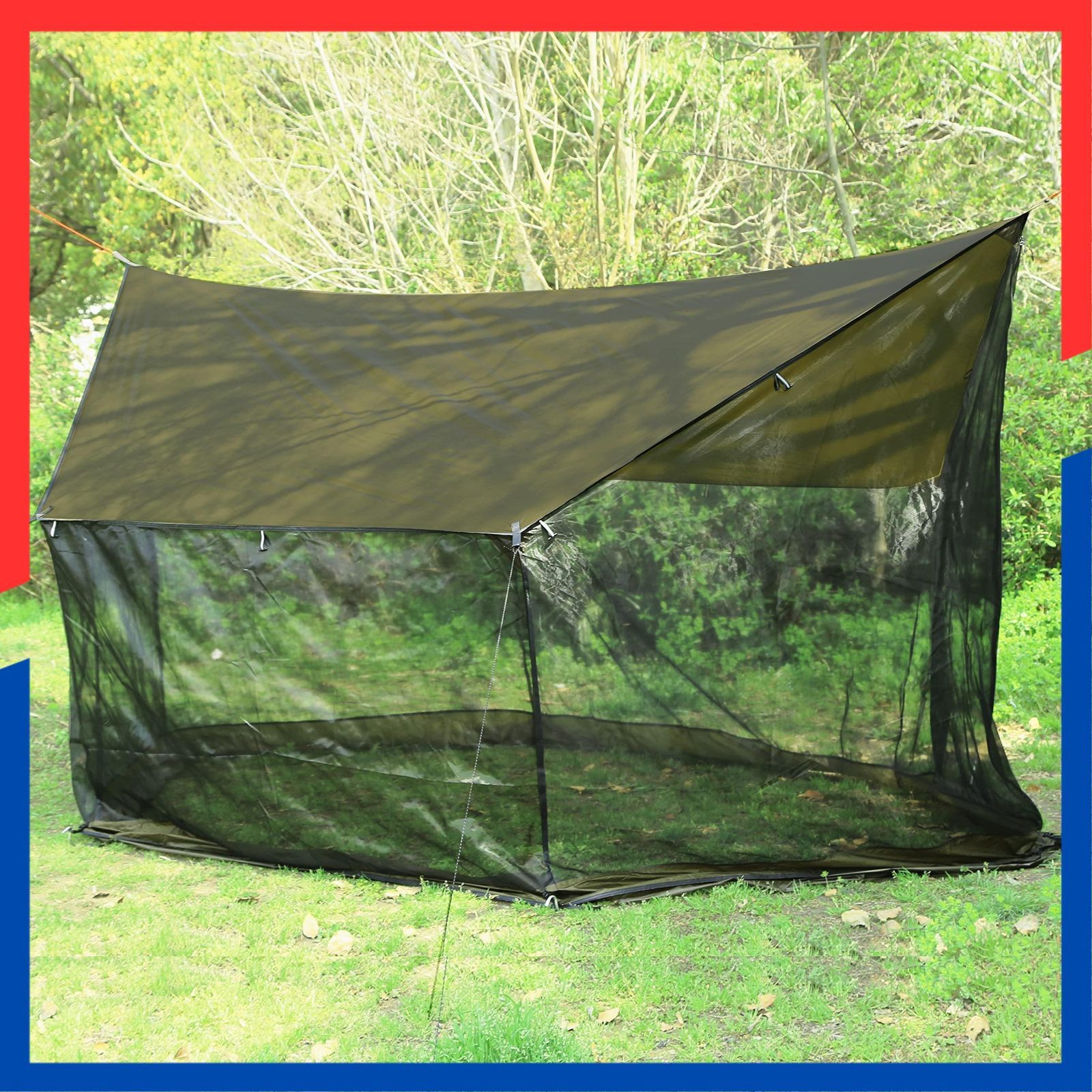 数量 軽量 ハンモック テント 通気 快適 2 4人用 蚊や雨を防ぐ スクリーンハウス 沢登り 登山 Preself 徒歩 釣り ホームキャンプ 超軽量