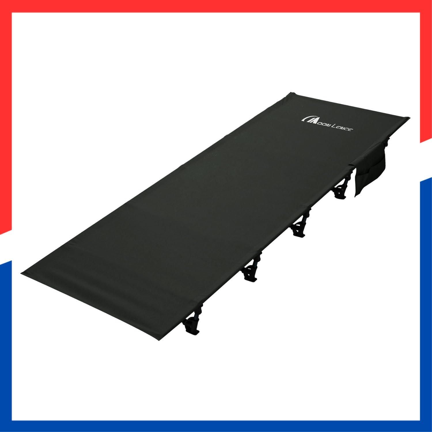 数量 キャンプベッド 簡易 折りたたみ コンパクト 超軽量 アウトドアベッド 耐荷重160 kg コット 枕 収納ケース キャリーバッグ付き キャンプ 防災 LENCE 防水 MOON 通気性