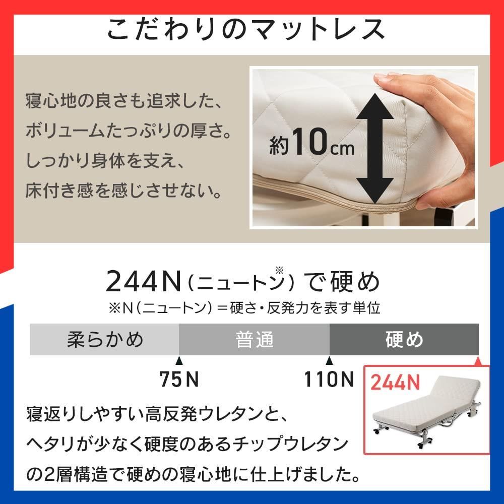 244 Nで硬めの寝心地