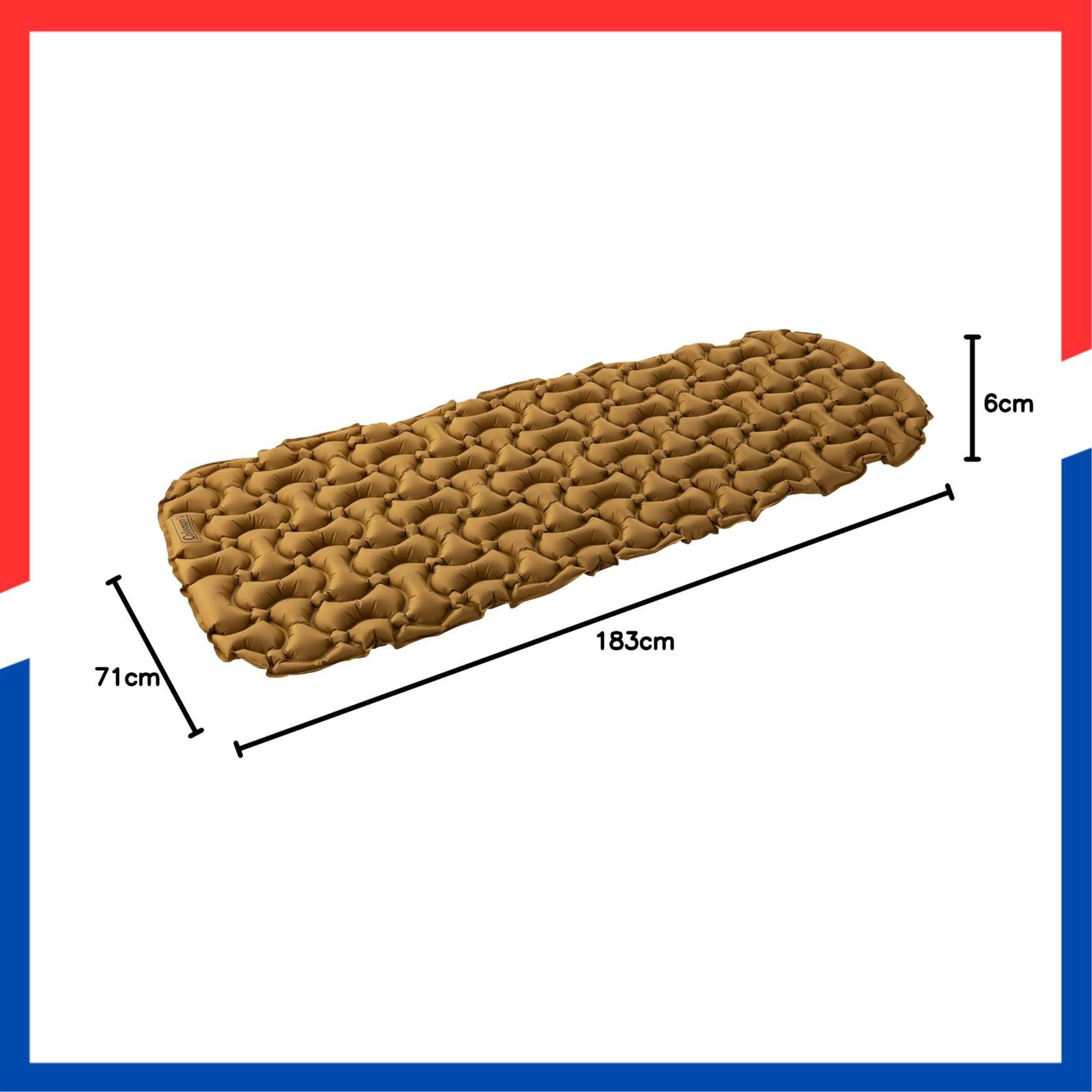 エアーベッド 収納ケース付 キャンプ アウトドア 車中泊 来客用 コンパクトインフレーターマット S 防災 折りたたみ Coleman コールマン フェス 軽量