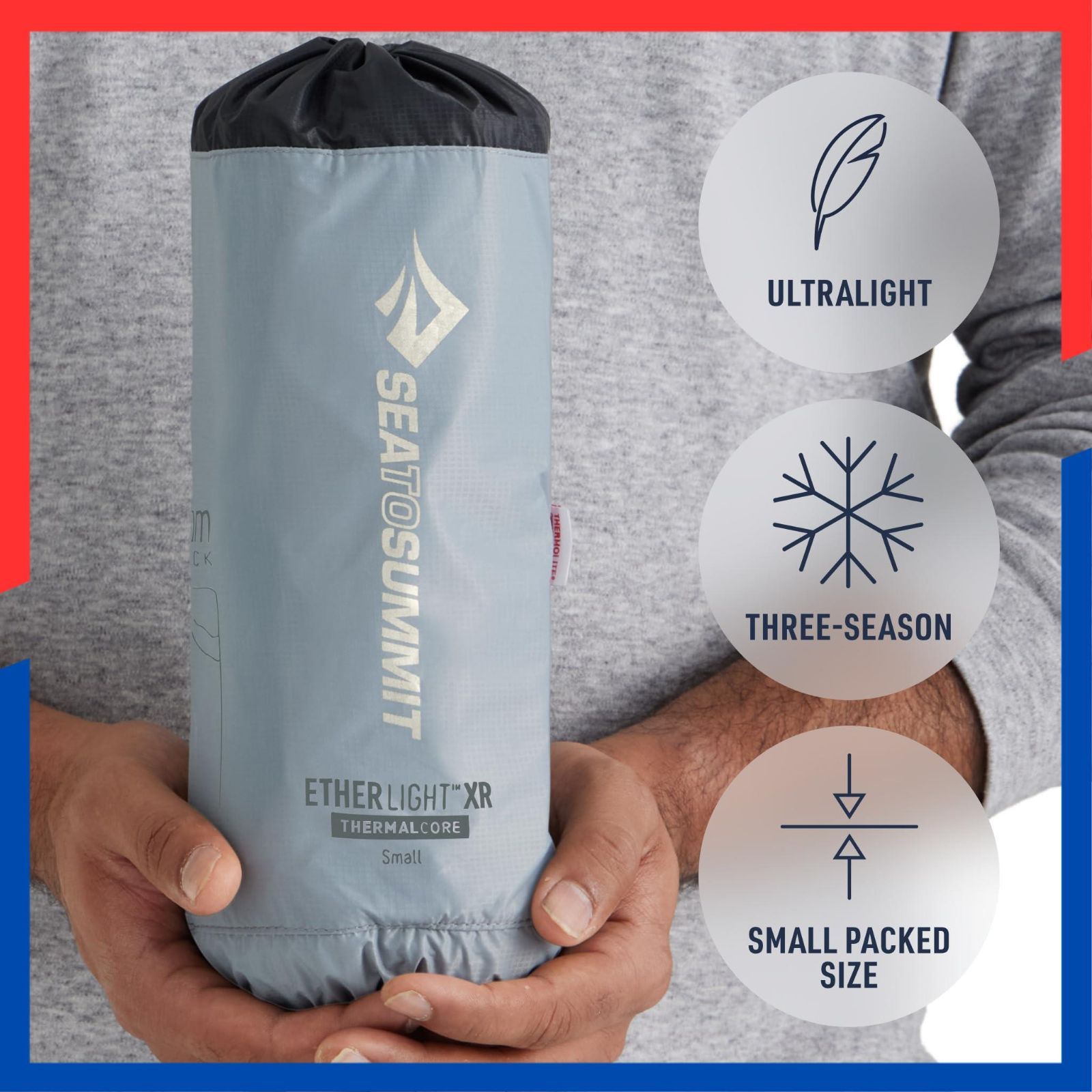  inches 4 x 21.5 72 Regular - Tapered Pad Sleeping Insulated XR Light Ether Summit to Sea その他 文房具 事務用品