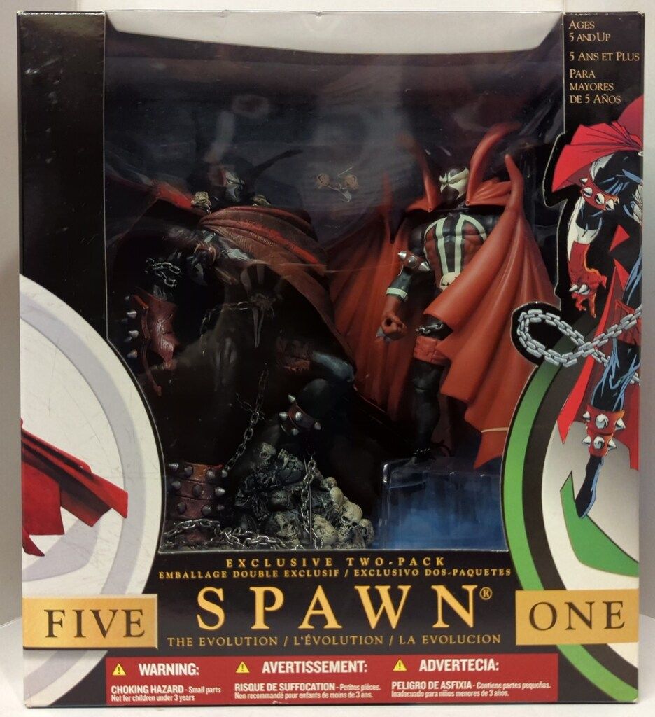 McFARLANE TOYS EXCLUSIVE TWO PACK SPAWN THE EVOLUTION 2体セット 