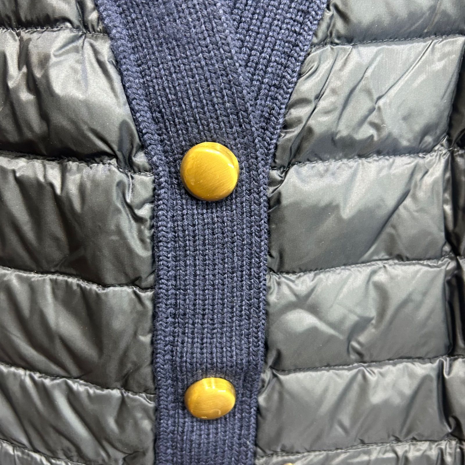 なみのすけMONCLER モンクレールダウンニットジャケットネイビーS なみのすけMONCLER モンクレールダウンニットジャケットネイビーS なみ