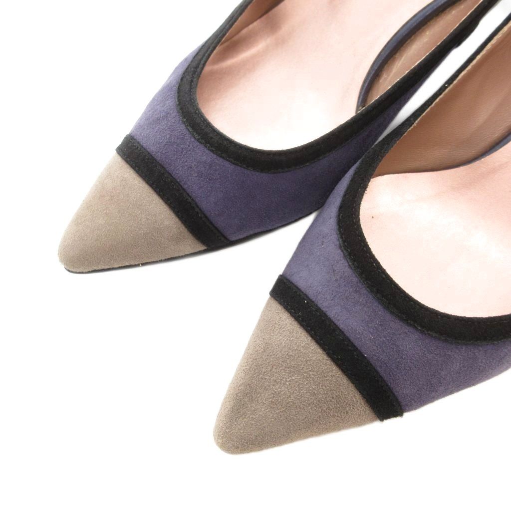 銀座かねまつ GINZA Kanematsu パンプス ヒール ポインテッドトゥ