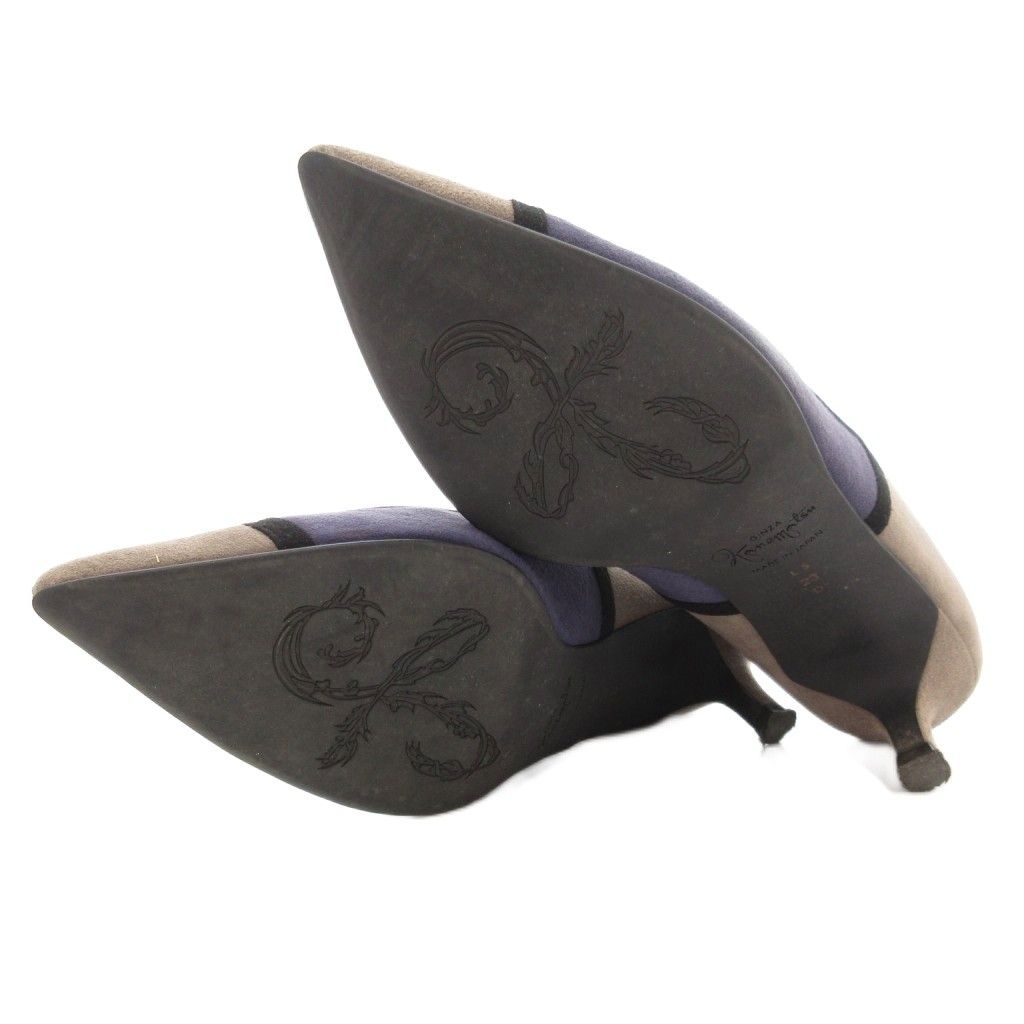 銀座かねまつ GINZA Kanematsu パンプス ヒール ポインテッドトゥ