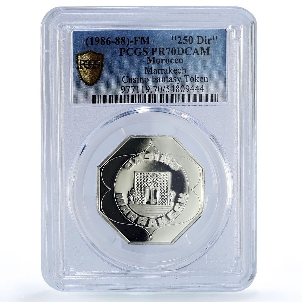モロッコ マラケシュ カジノ ファンタジー トークン 250 Dir. PR70