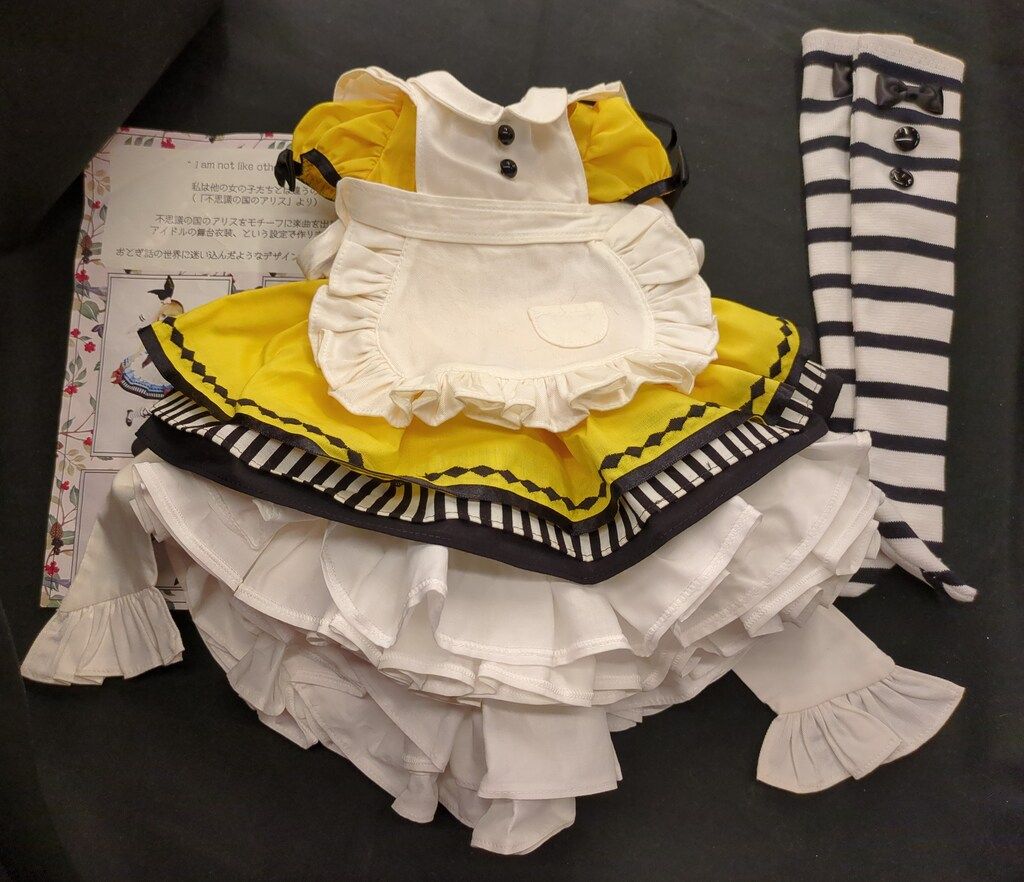 ナナイロテントウ DD DDSサイズ衣装 ワンダーワンダーアリスちゃん!イエロー