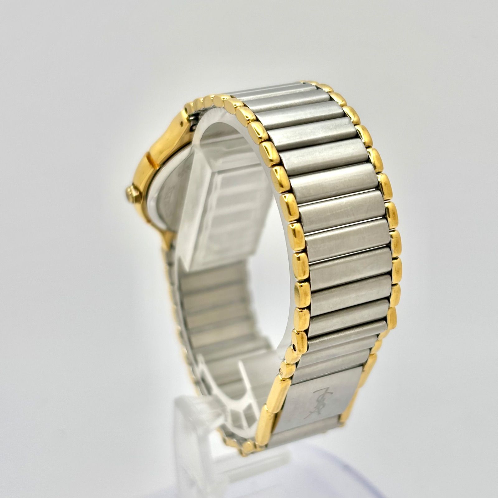 新品電池】Yves Saint Laurent イヴサンローラン YSL メンズ 腕時計