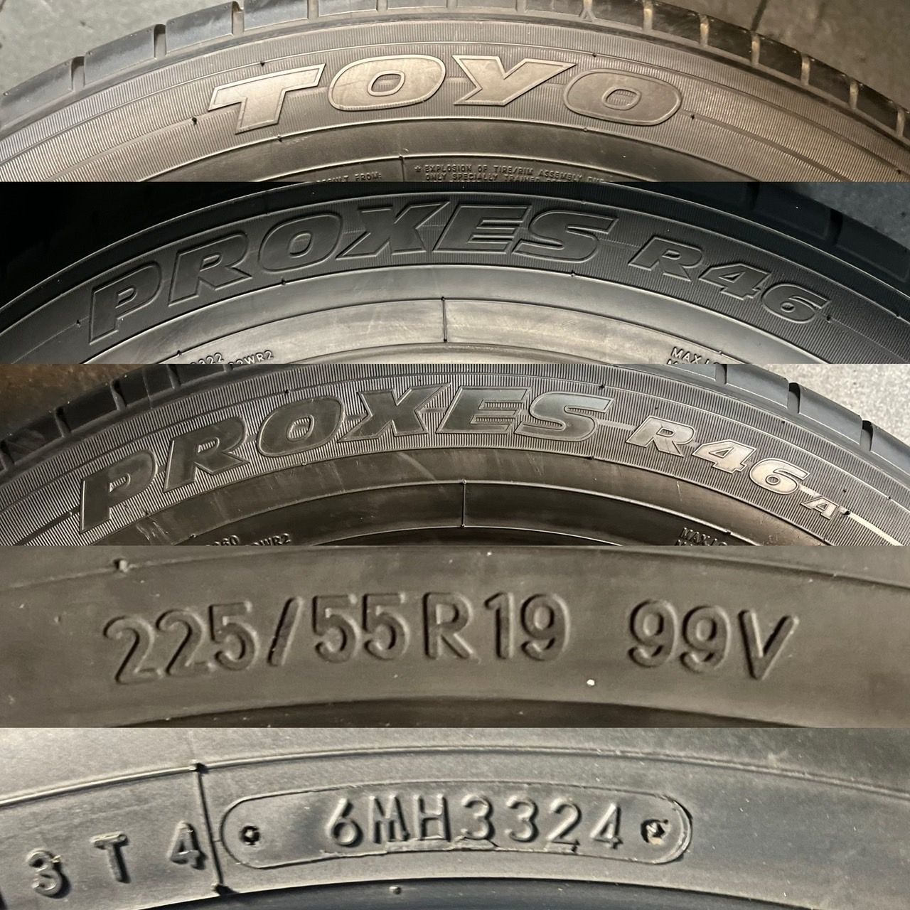 2024年製 約9.3〜9.9分山 トーヨー TOYO プロクセス PROXES R46/R46A