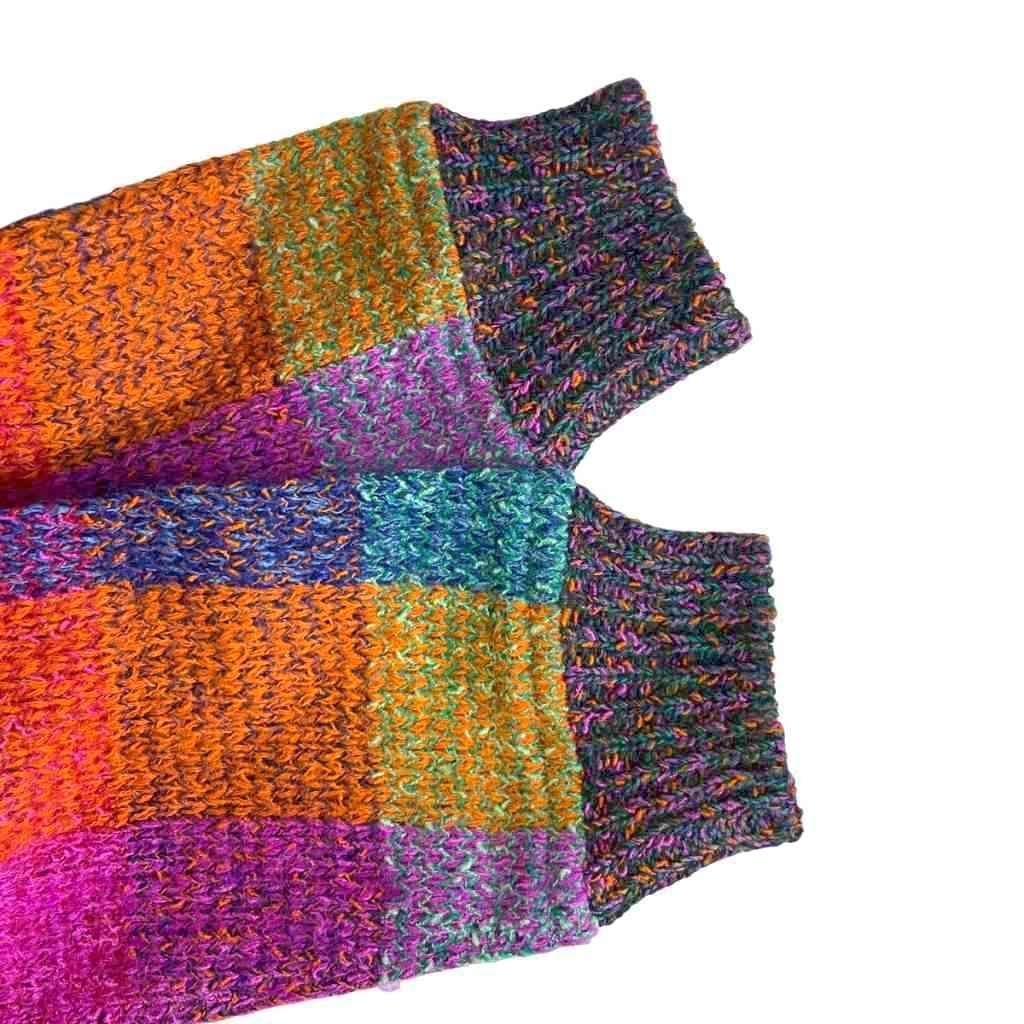 ミッソーニ MISSONI Vネック セーター ニット モヘア混 長袖 S ピンク