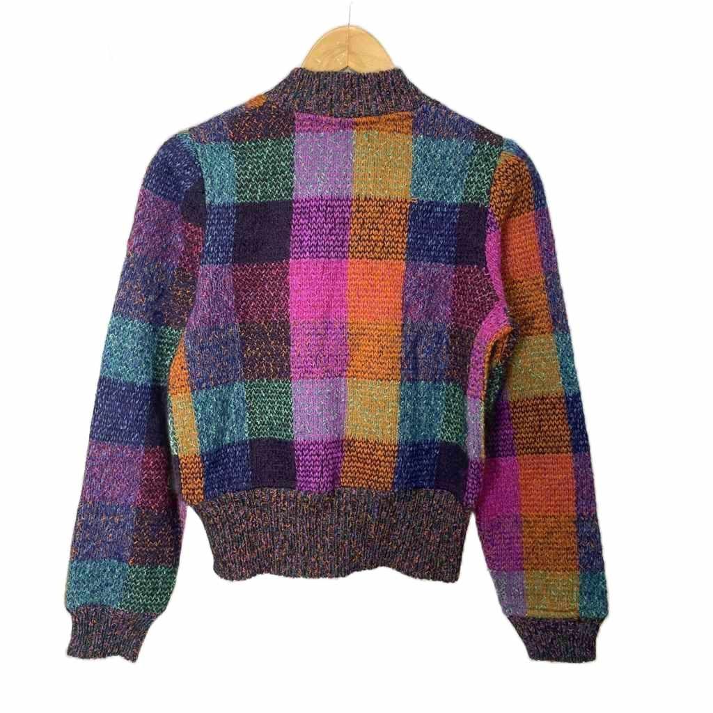 ミッソーニ MISSONI Vネック セーター ニット モヘア混 長袖 S ピンク