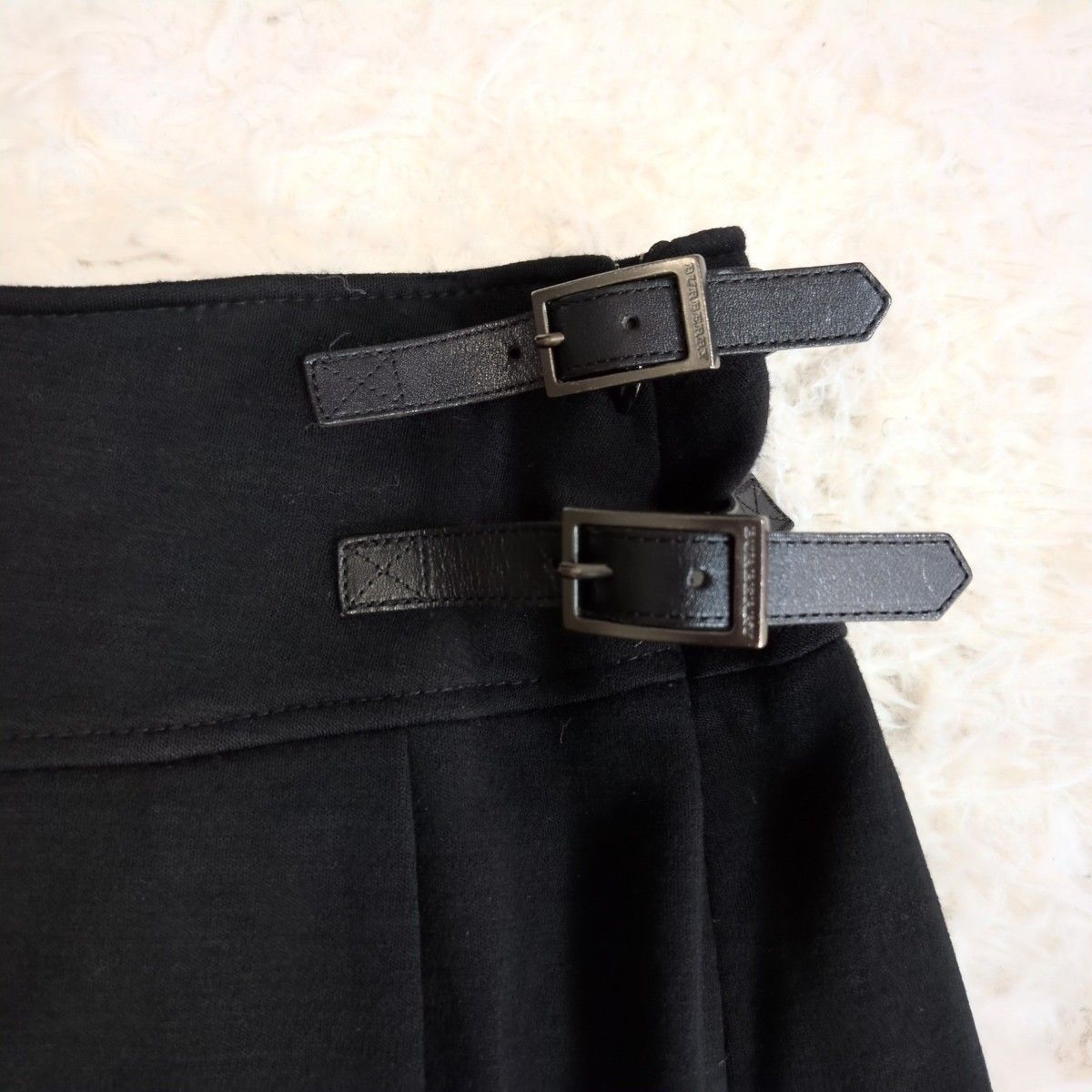 未使用級✨BURBERRY LONDON バーバリーロンドン ウールカシミヤ レザー