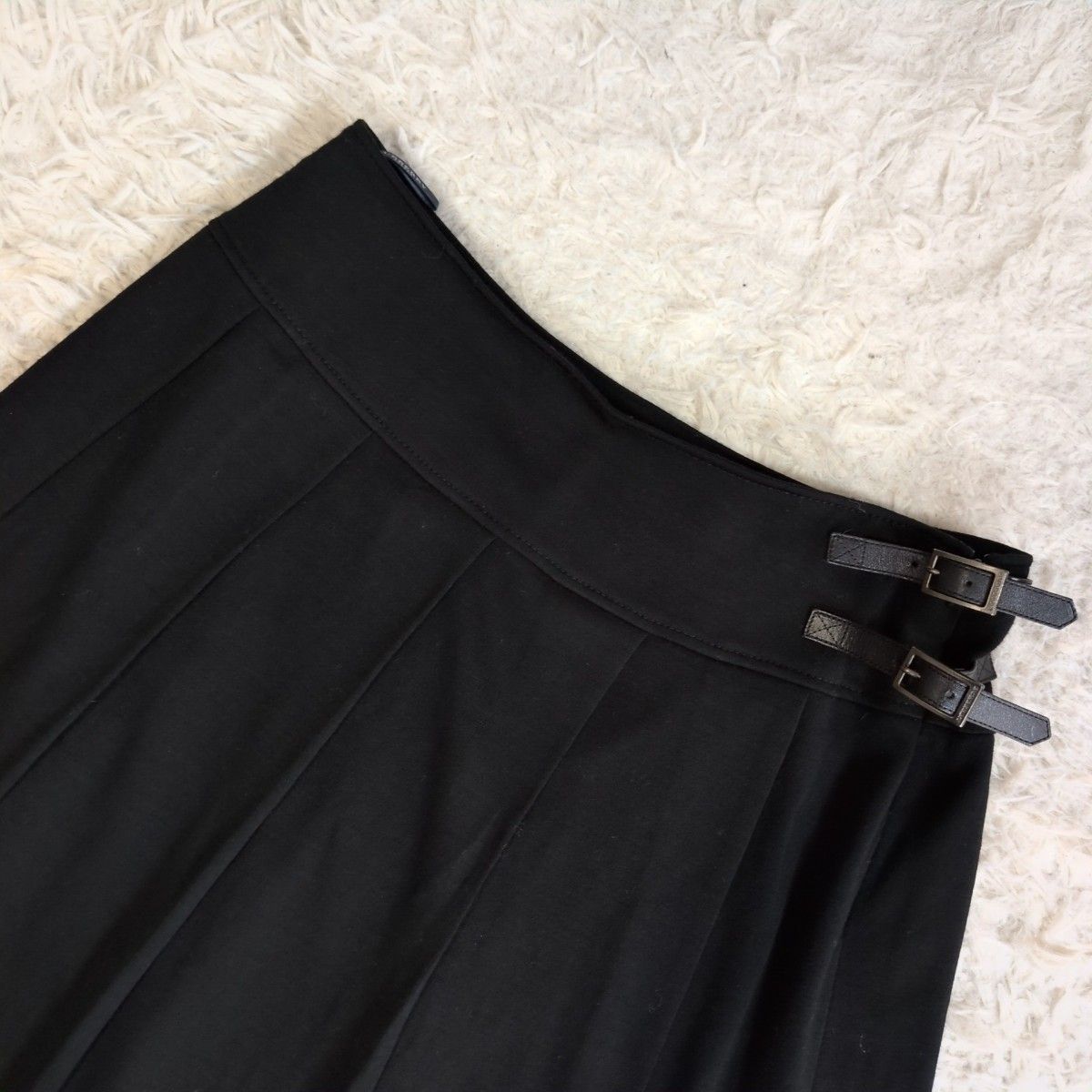 未使用級✨BURBERRY LONDON バーバリーロンドン ウールカシミヤ レザー