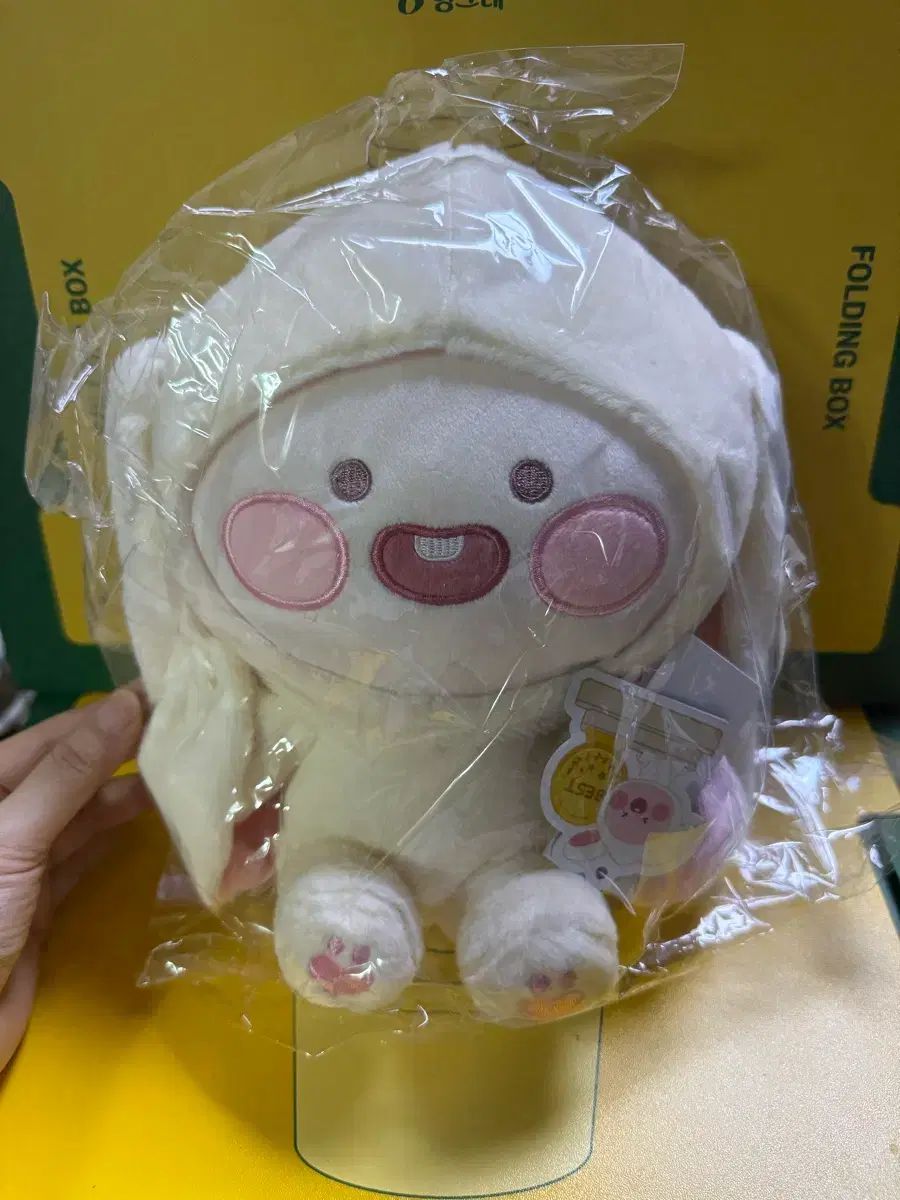 お得，新品 KAKAO FRIENDS(カカオフレンズ) ポンポン 白 うさぎ Apeach(アピーち) ぬいぐるみ その他