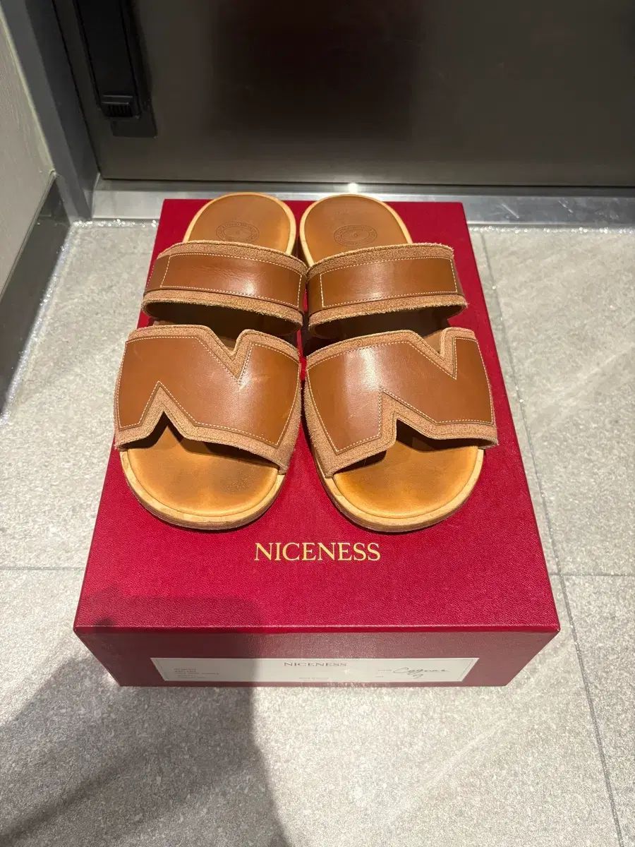 ナイスネス コニャック サンダル 9 サイズ