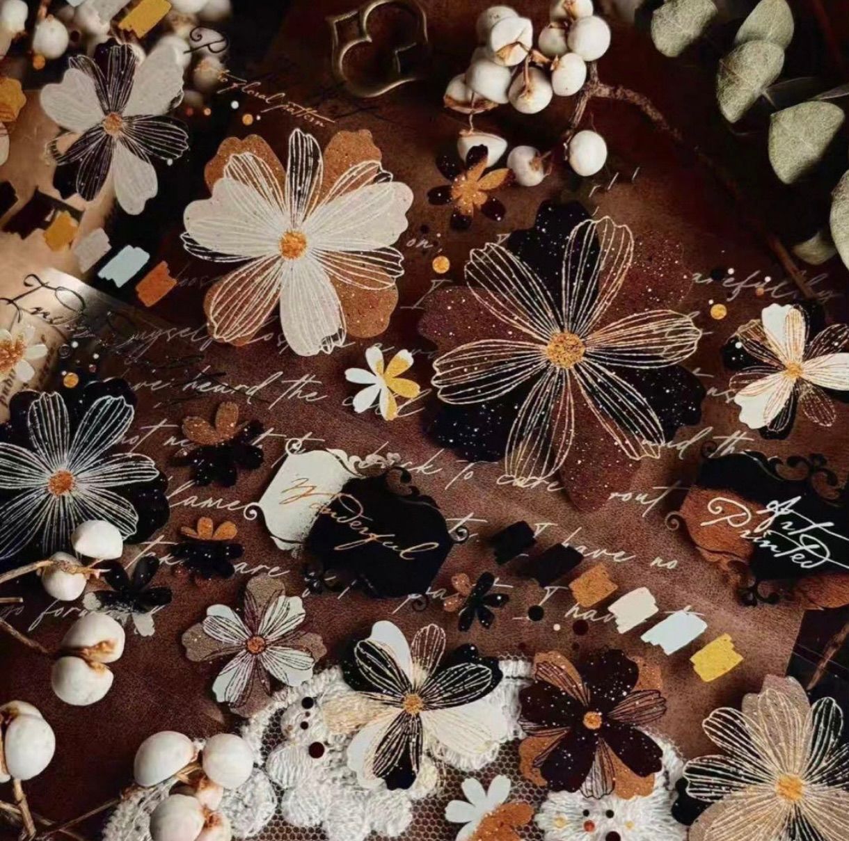 PET 落彩花间 5cm×5m 100cm/loop 海外マスキングテープ PET 落彩花间 5cm×5m 100cm/loop 海外マスキングテープ - メルカリ