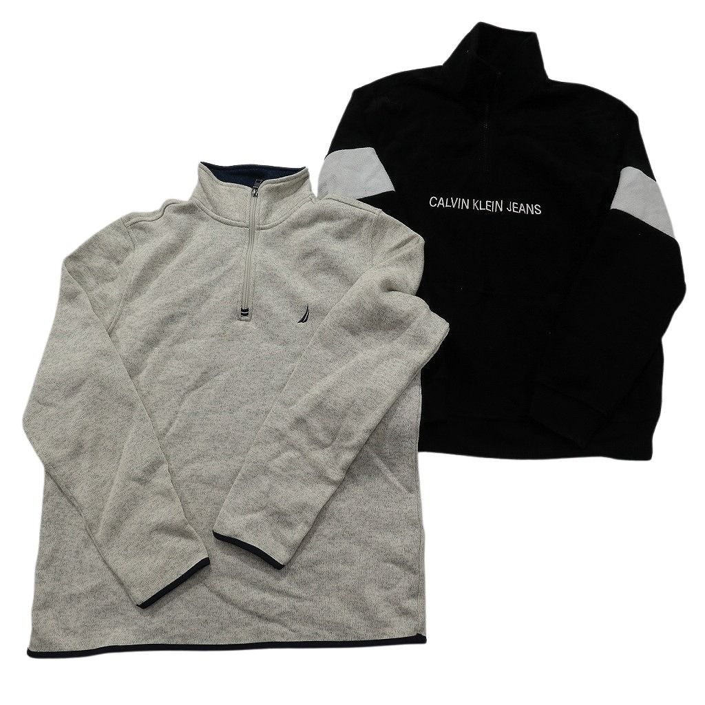 古着卸 まとめ売り ブランドMIX フリース 6枚セット (メンズ M