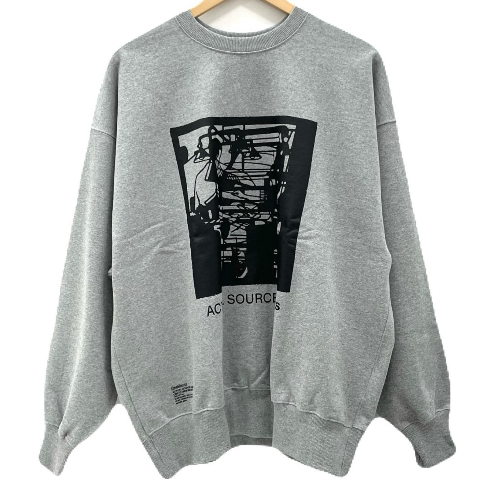 FreshService フレッシュサービス スウェット AS × FS LIGHT OZ CREW NECK FSC 253-70155 グレー サイズ M 104
