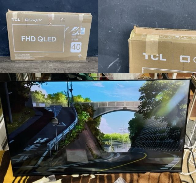 美品 TCL 40インチ 液晶カラーテレビ 【中古】動作保証 40V5C 2025年製 