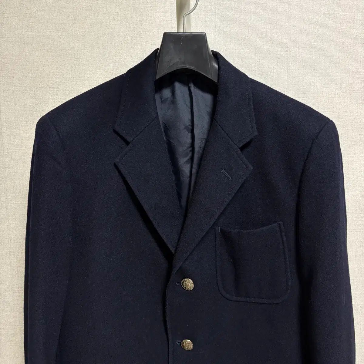 J.PRESS エンティックGOLD ウール ゴールド ブレーザー ジャケット ネイビー M