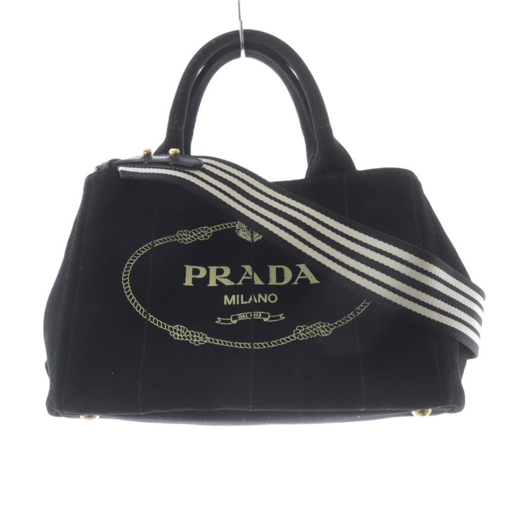 プラダ PRADA カナパ S キャンバス 2way トートバッグ ショルダー