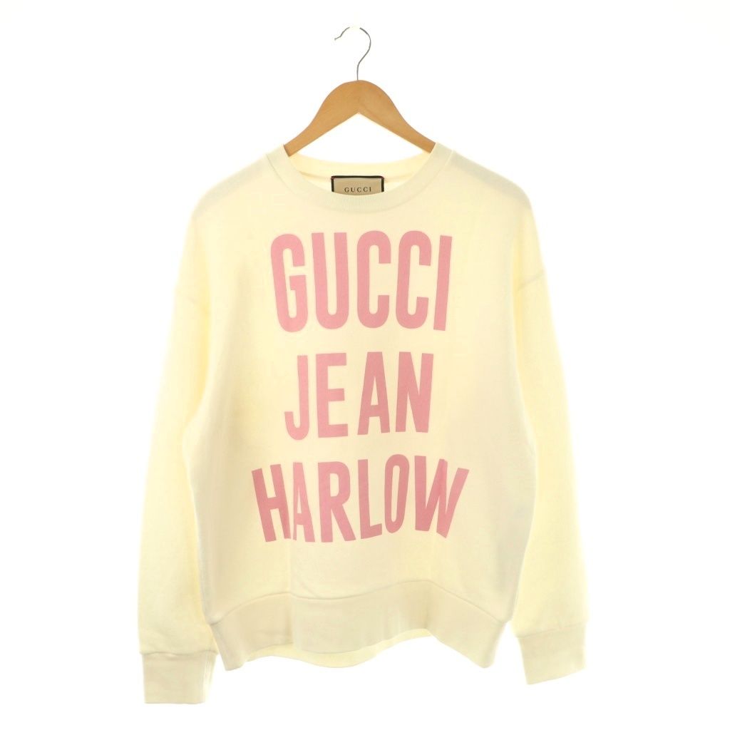 グッチ GUCCI 688219 コットン スウェット トレーナー S オフホワイト