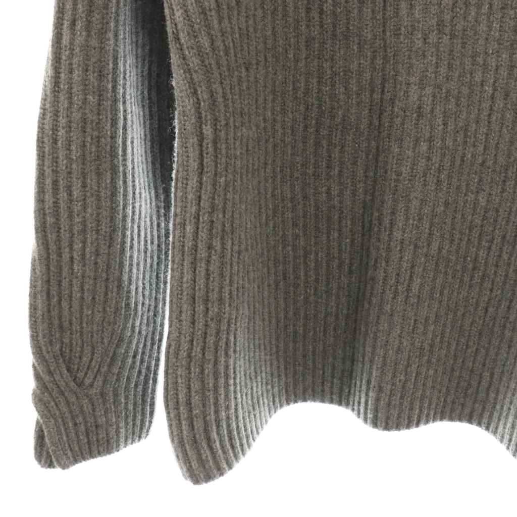 ブラミンク BLAMINK ウールカシミヤ5Gクルーネックロングスリーブ