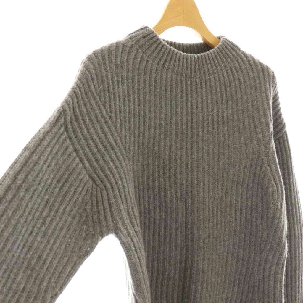 ▼未使用✨ブラミンク【36】ウールカシミヤ 5Gクルーネックニットロングスリーブ ▽未使用✨ブラミンク【36】ウールカシミヤ 5Gクルーネックニット