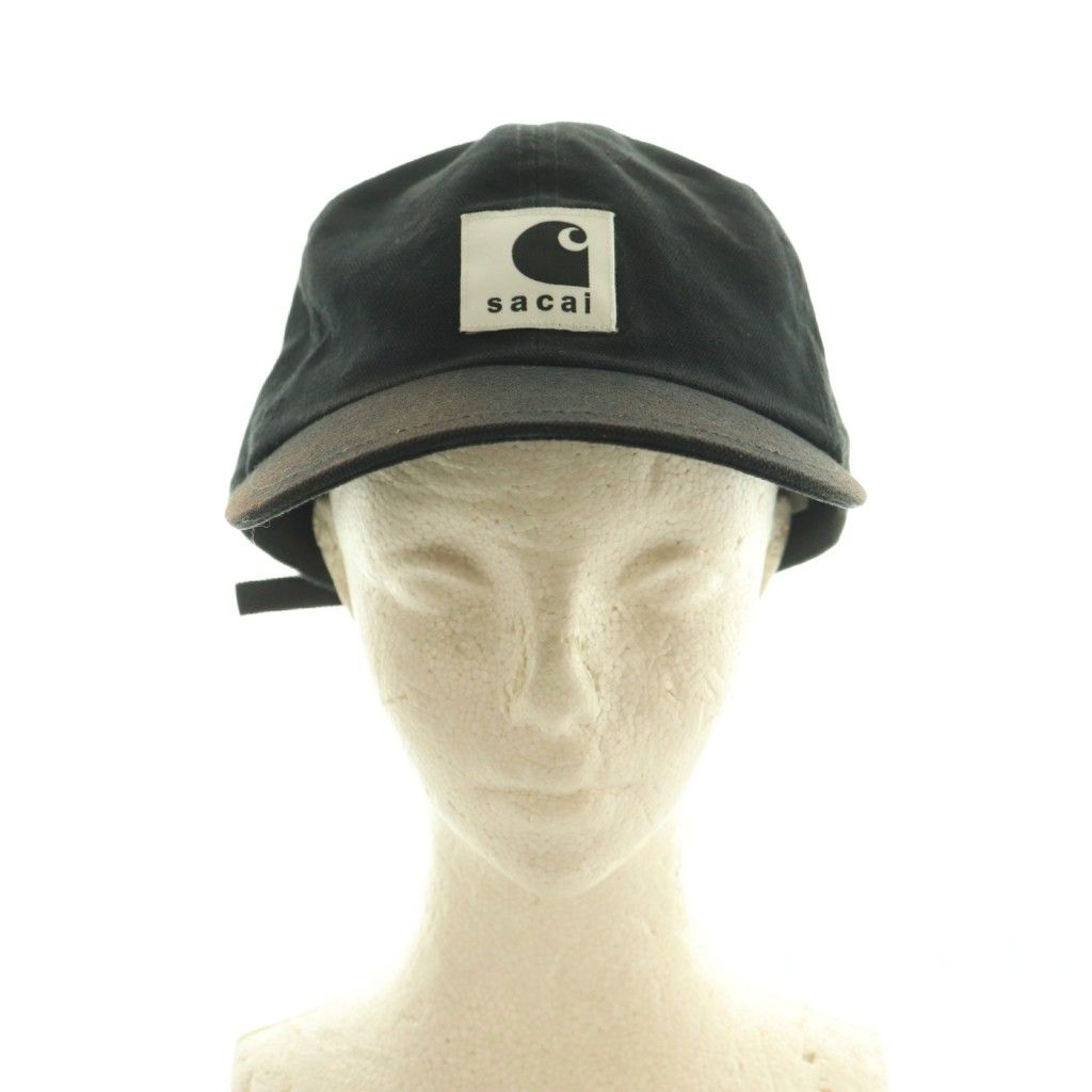 サカイ sacai × カーハート Carhartt WIP Duck Cap キャップ 帽子 黒