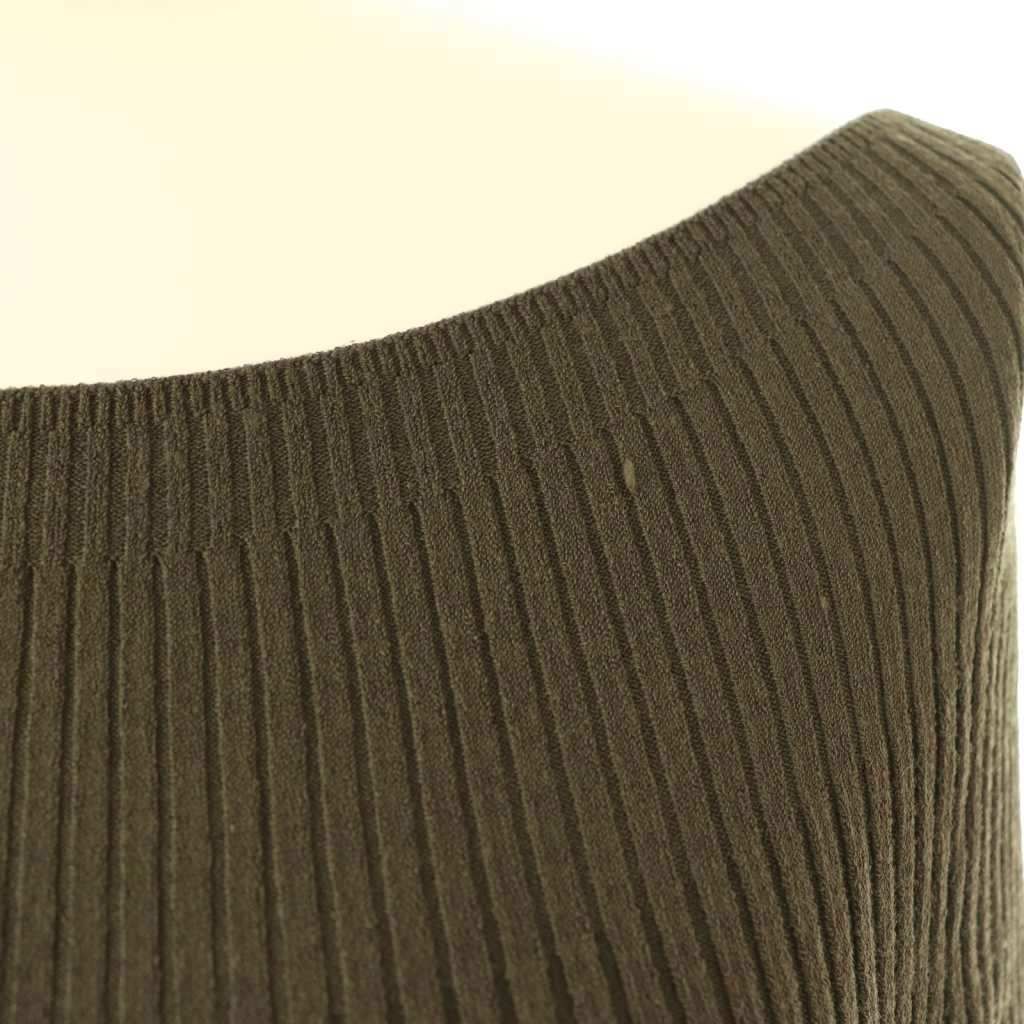 フォクシー FOXEY Knit Top Moon Light リブニット カットソー 38