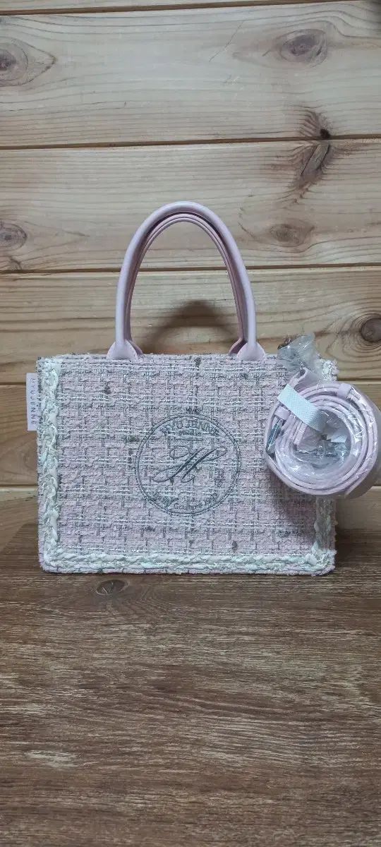 ヒュジェンヌ ラプバッグ スモール ツイード トート-クロスバック