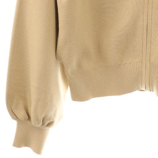 アナイ ANAYI パールブルゾン ニット ジャケット ジップアップ 38