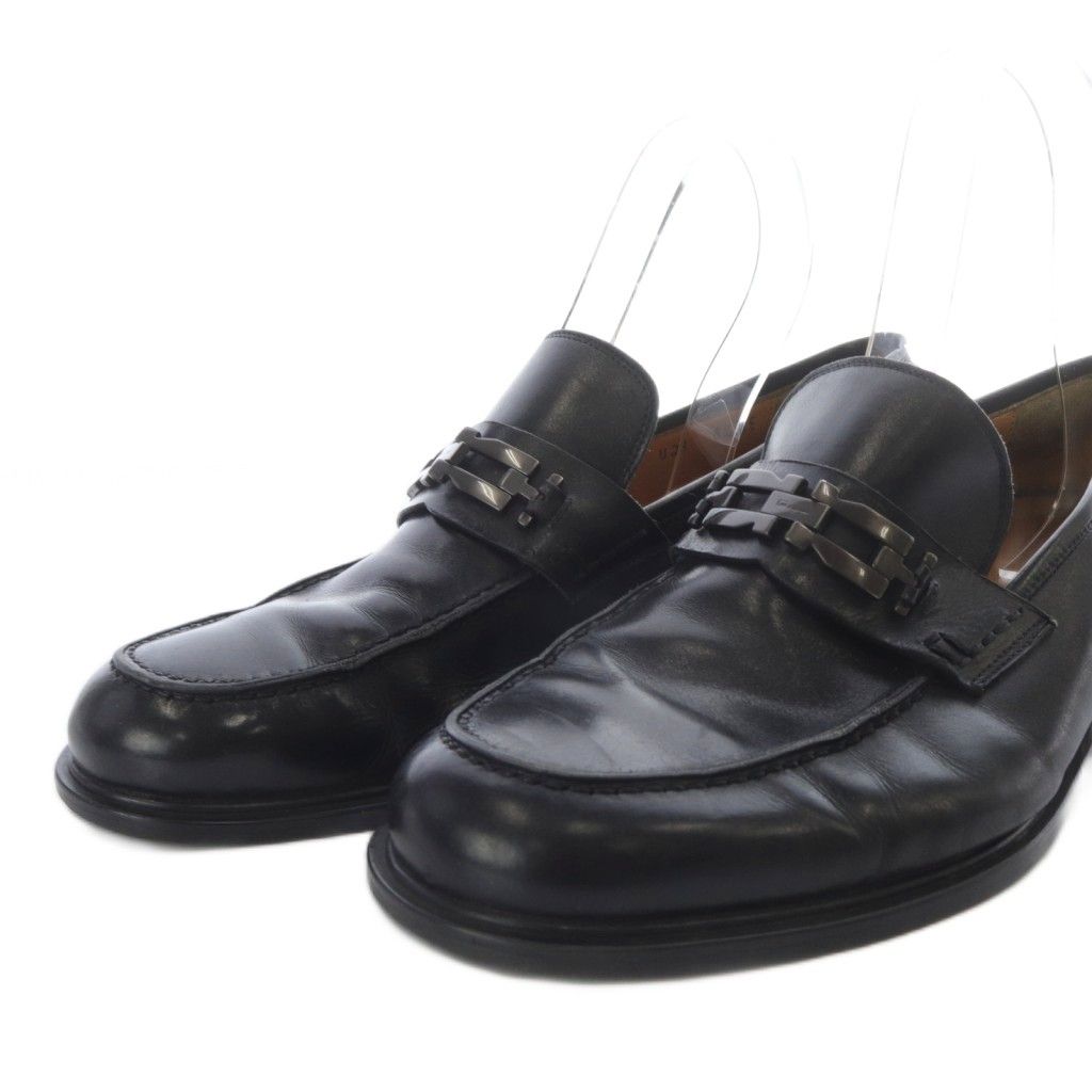  サルヴァトーレフェラガモ Salvatore Ferragamo ビットローファー スリッポン レザー 8 5 ブラック YO GY 53 その他 靴