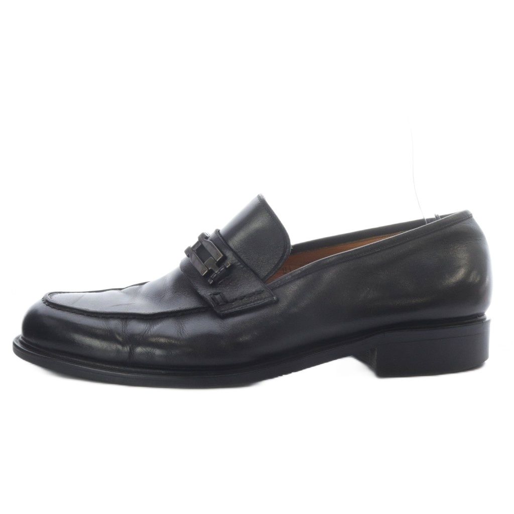 サルヴァトーレフェラガモ Salvatore Ferragamo ビットローファー スリッポン レザー 8 5 ブラック YO GY 53