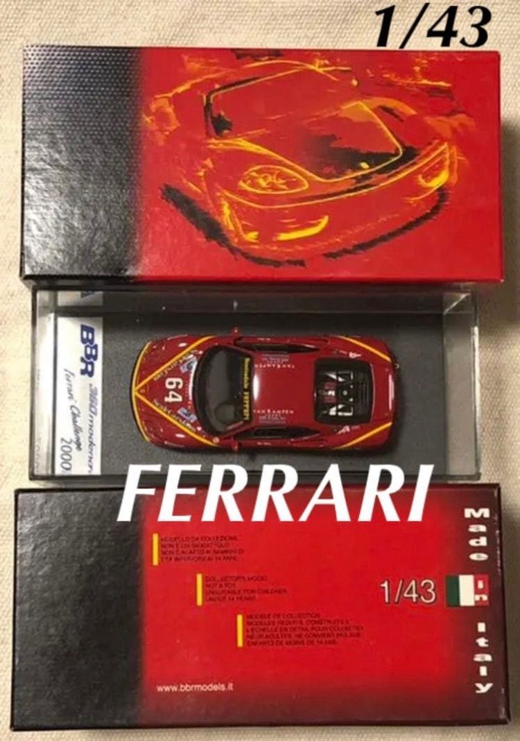 BBR MODELS 360modena FERRARI CHALLANGE 2000 フェラーリ ミニカー BBR MODELS 360modena FERRARI CHALLANGE 2000 フェラーリ ミニカー